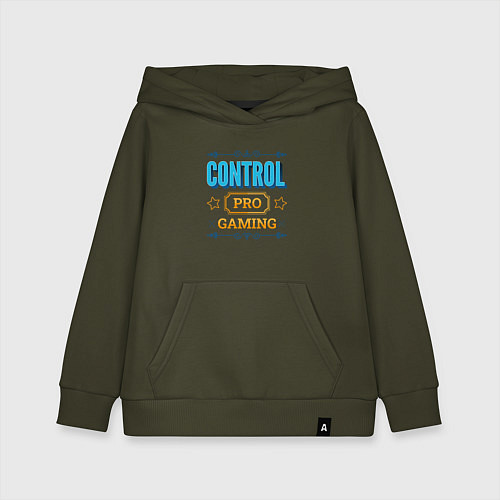 Детская толстовка-худи Игра Control PRO Gaming / Хаки – фото 1