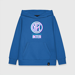 Детская толстовка-худи Inter FC в стиле glitch
