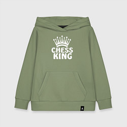 Толстовка детская хлопковая Chess King, цвет: авокадо