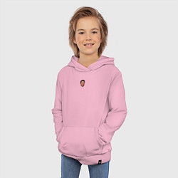 Толстовка детская хлопковая Илон Маск - мем, цвет: светло-розовый — фото 2