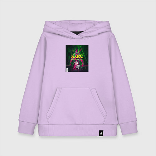Детская толстовка-худи Секиро неон / Лаванда – фото 1