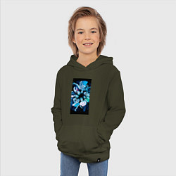 Толстовка детская хлопковая Stray Kids CHEESE, цвет: хаки — фото 2