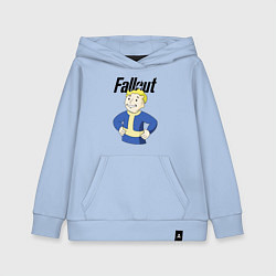 Толстовка детская хлопковая Fallout blondie boy, цвет: мягкое небо