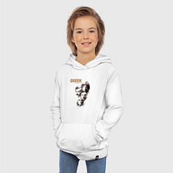 Толстовка детская хлопковая Queen-легенды сквозь ветер, цвет: белый — фото 2