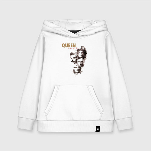 Детская толстовка-худи Queen-легенды сквозь ветер / Белый – фото 1