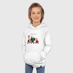 Толстовка детская хлопковая Троица-Остров Сокровищ, цвет: белый — фото 2
