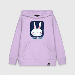 Толстовка детская хлопковая Funny - Bunny, цвет: лаванда
