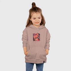 Толстовка детская хлопковая Дори Сангема-бай, цвет: пыльно-розовый — фото 2