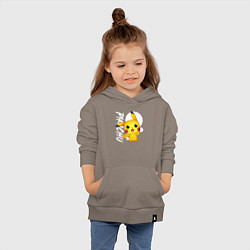 Толстовка детская хлопковая Funko pop Pikachu, цвет: утренний латте — фото 2