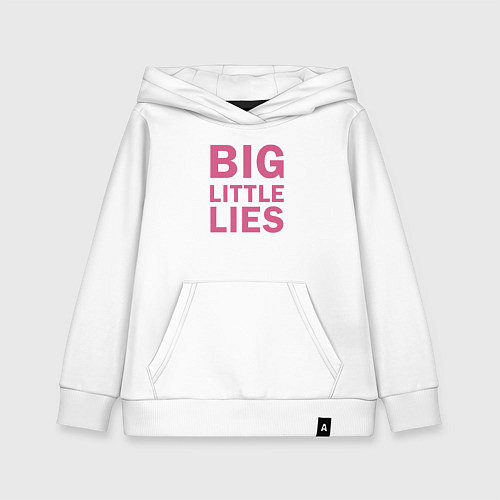 Детская толстовка-худи Big Little Lies logo / Белый – фото 1