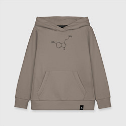 Толстовка детская хлопковая Серотонинчик, цвет: утренний латте