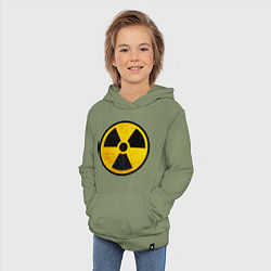 Толстовка детская хлопковая Atomic Nuclear, цвет: авокадо — фото 2