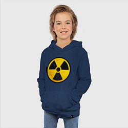 Толстовка детская хлопковая Atomic Nuclear, цвет: тёмно-синий — фото 2