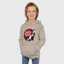 Толстовка детская хлопковая Nuka cola sticker, цвет: миндальный — фото 2