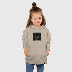 Толстовка детская хлопковая Soda Luv Ничего личного 2, цвет: миндальный — фото 2