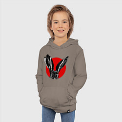 Толстовка детская хлопковая Rabbit ears, цвет: утренний латте — фото 2