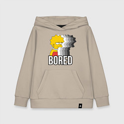 Детская толстовка-худи Лиза Симпсон - bored