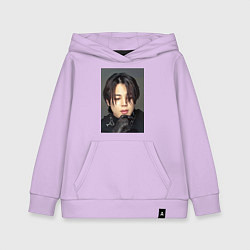 Толстовка детская хлопковая Handsome Jimin, цвет: лаванда