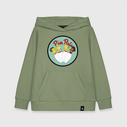 Толстовка детская хлопковая Simpsons bowling, цвет: авокадо