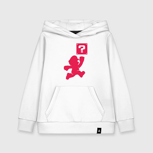 Детская толстовка-худи Play Mario / Белый – фото 1