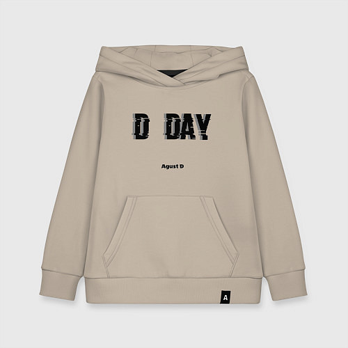 Детская толстовка-худи D DAY Agust D / Миндальный – фото 1