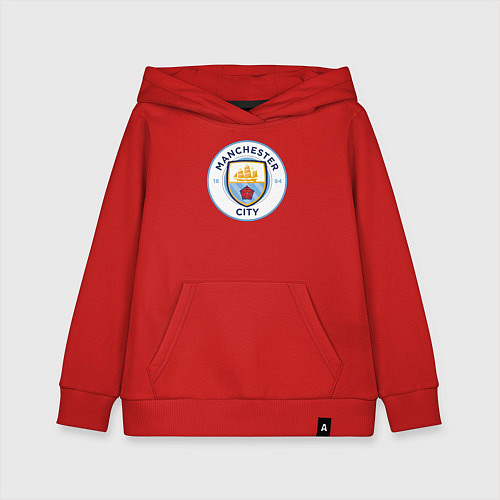 Детская толстовка-худи Manchester City FC / Красный – фото 1