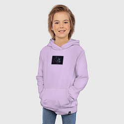 Толстовка детская хлопковая Жуткий старый дом и привидение, цвет: лаванда — фото 2
