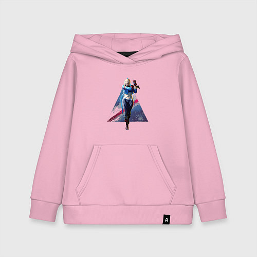 Детская толстовка-худи Street Fighter 6 Cammy / Светло-розовый – фото 1