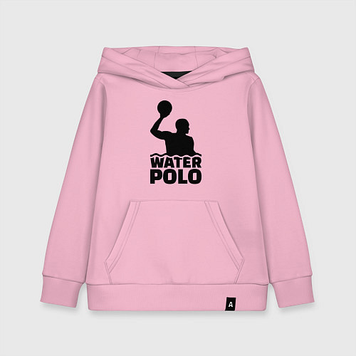 Детская толстовка-худи Водное поло / Светло-розовый – фото 1
