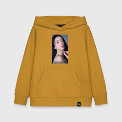 Толстовка детская хлопковая Kim Jisoo, цвет: горчичный