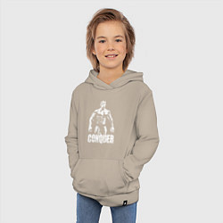 Толстовка детская хлопковая Arnold conquer, цвет: миндальный — фото 2