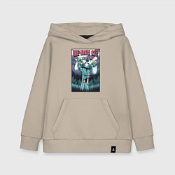 Толстовка детская хлопковая One more life, цвет: миндальный