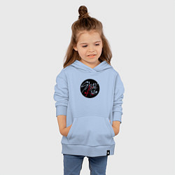 Толстовка детская хлопковая Stray Kids logo, цвет: мягкое небо — фото 2