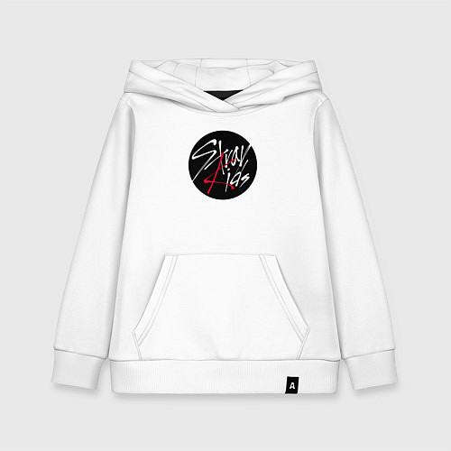 Детская толстовка-худи Stray Kids logo / Белый – фото 1