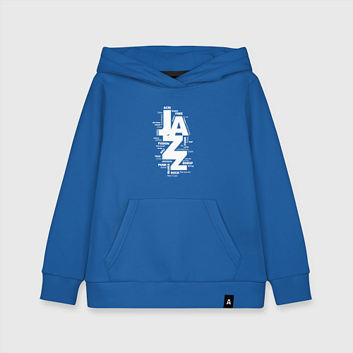 Детская толстовка-худи Jazz Styles BW1 / Синий – фото 1