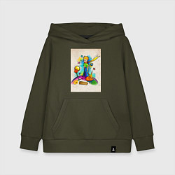 Толстовка детская хлопковая Le Petit Prince, цвет: хаки