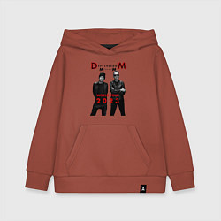 Толстовка детская хлопковая Depeche Mode - Memento Mori, цвет: кирпичный