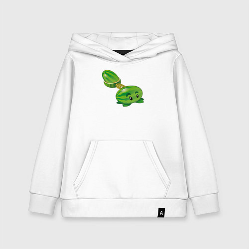 Детская толстовка-худи Арбузик / Белый – фото 1