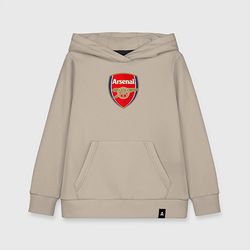 Детская толстовка-худи Arsenal fc sport / Миндальный – фото 1