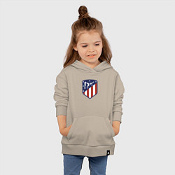 Толстовка детская хлопковая Atletico Madrid FC, цвет: миндальный — фото 2