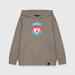 Толстовка детская хлопковая Liverpool fc sport collection, цвет: утренний латте