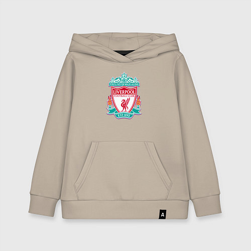 Детская толстовка-худи Liverpool fc sport collection / Миндальный – фото 1