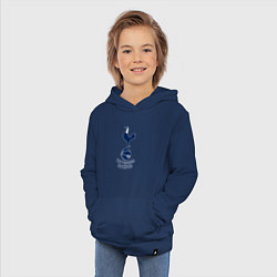 Толстовка детская хлопковая Tottenham Hotspur fc sport, цвет: тёмно-синий — фото 2