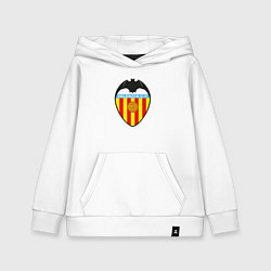 Толстовка детская хлопковая Valencia fc sport, цвет: белый