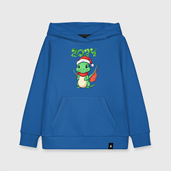Толстовка детская хлопковая Милый дракончик 2024, цвет: синий