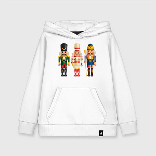 Детская толстовка-худи Оловянные солдатики / Белый – фото 1