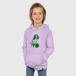 Толстовка детская хлопковая Go Celtics, цвет: лаванда — фото 2