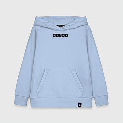 Толстовка детская хлопковая Абоба, цвет: мягкое небо