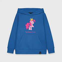 Толстовка детская хлопковая Королева тортиков Пинки Пай, цвет: синий