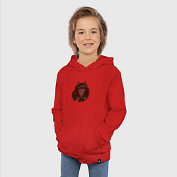 Толстовка детская хлопковая Детеныш Медвесыча, цвет: красный — фото 2